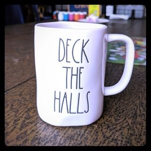Rae dunn DECK THE HALLS mug
